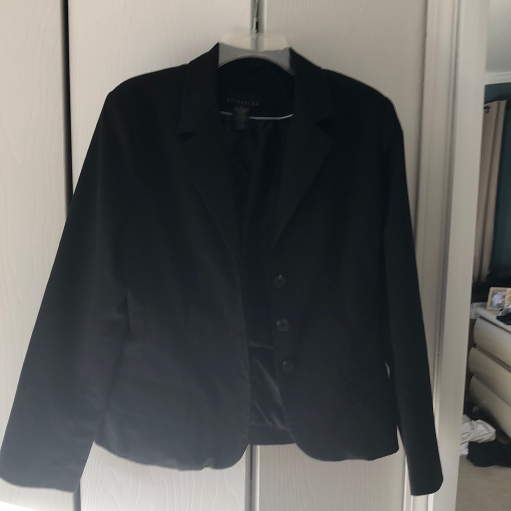 Lined black blazer